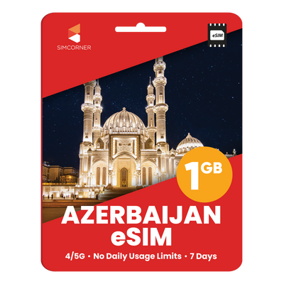 Azerbaijan eSIM: 1GB - 7 Days