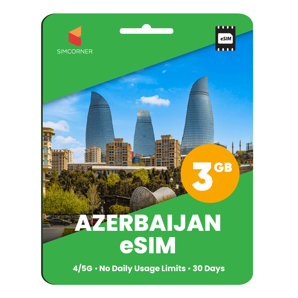 Azerbaijan eSIM: 3GB - 30 Days