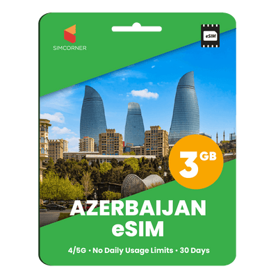 Azerbaijan eSIM: 3GB - 30 Days