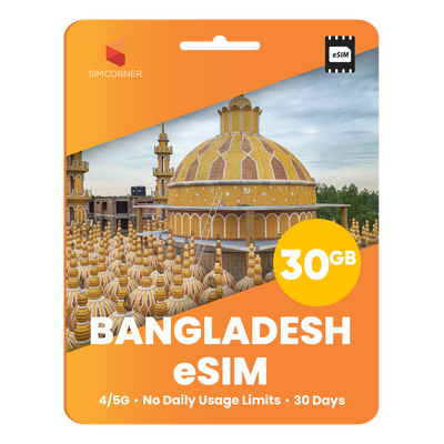 Bangladesh eSIM: 30GB - 30 Days