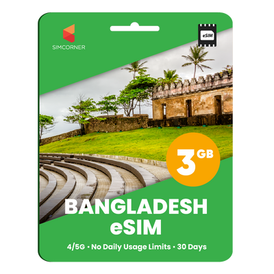 Bangladesh eSIM: 3GB - 30 Days