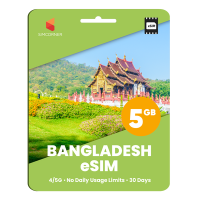 Bangladesh eSIM: 5GB - 30 Days