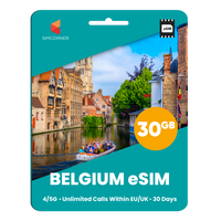 Thumbnail for [eSIM] Belgium eSim Card (30GB) - SimCorner