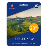 Thumbnail for [eSIM] Europe eSim Card (15GB)