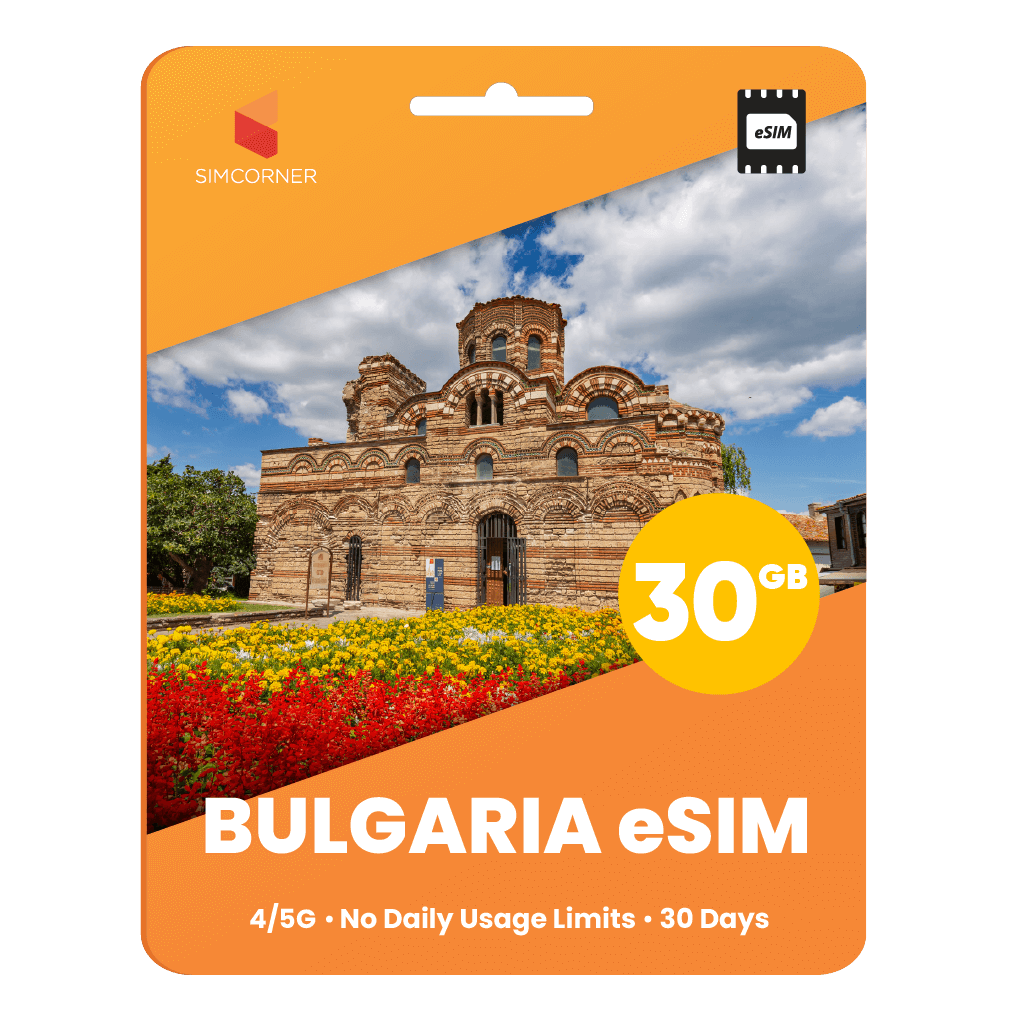 Bulgaria eSIM: 30GB - 30 Days