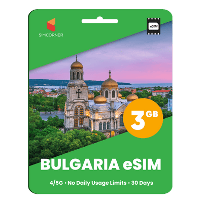 Bulgaria eSIM: 3GB - 30 Days