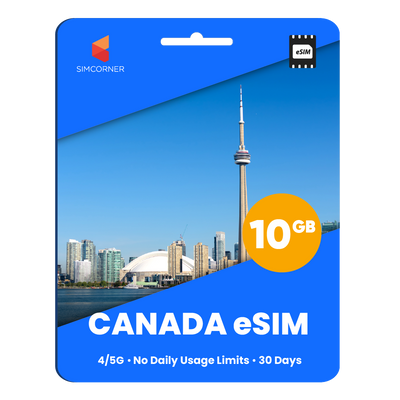 Canada eSIM: 10GB - 30 Days