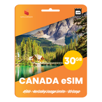 Thumbnail for Canada eSIM: 5GB - 30 Days - SimCorner