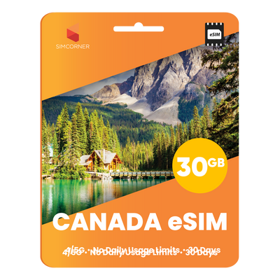 Canada eSIM: 30GB - 30 Days