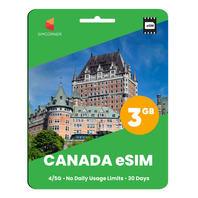 Canada eSIM: 3GB - 30 Days