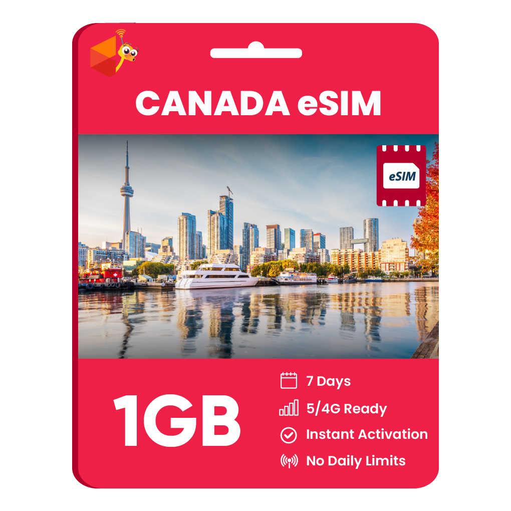 Canada eSIM: 1GB - 7 Days