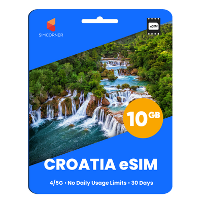 Croatia eSIM: 10GB - 30 Days