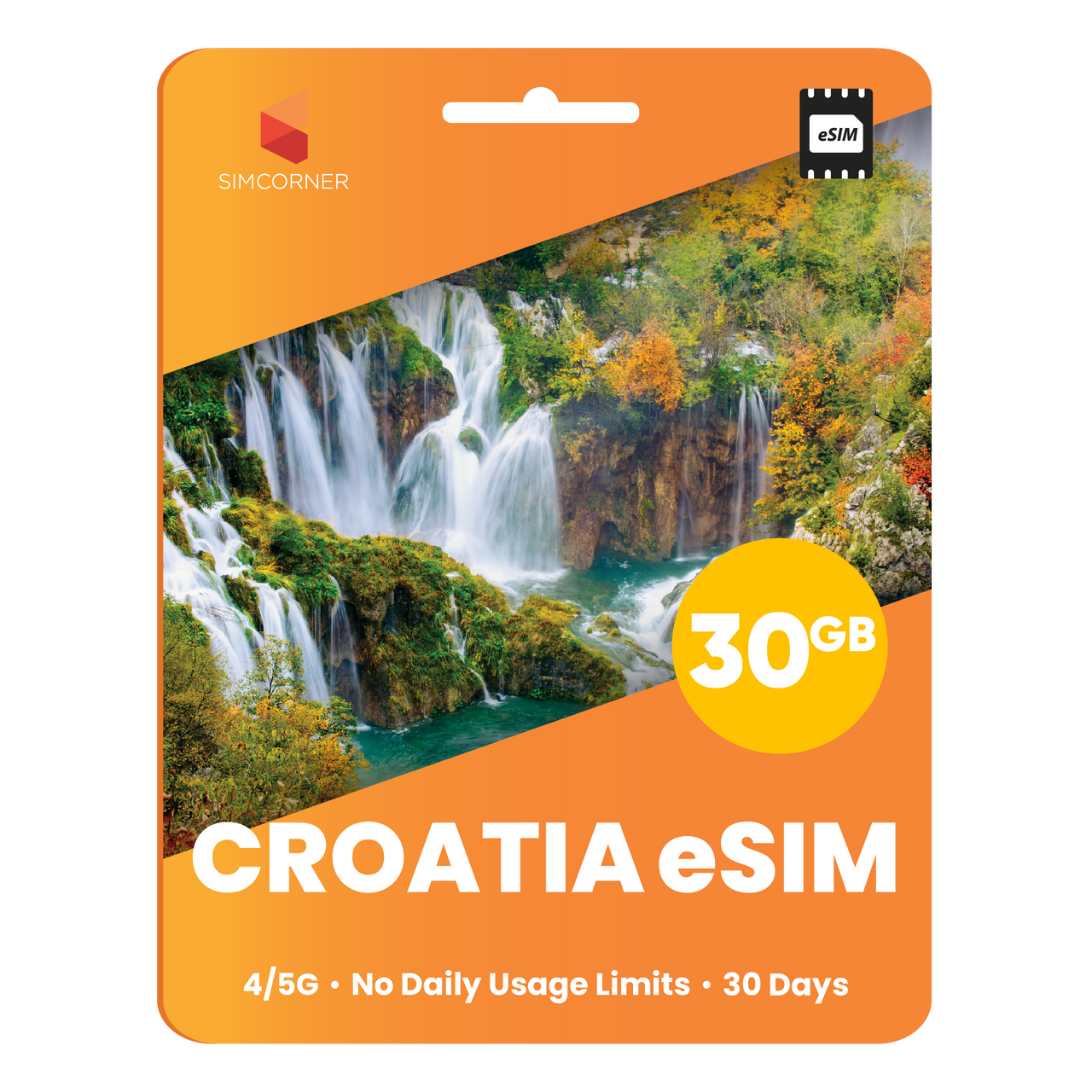 Croatia eSIM: 30GB - 30 Days