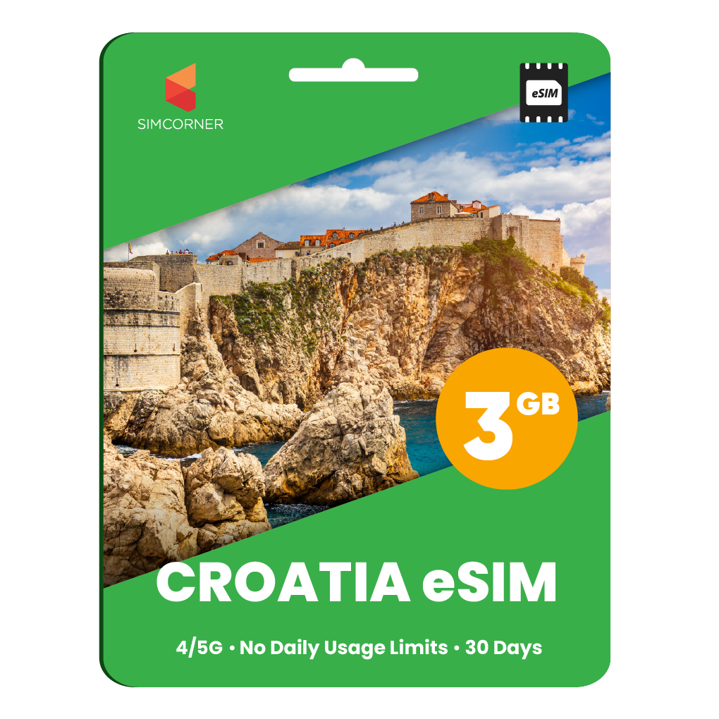 Croatia eSIM: 3GB - 30 Days