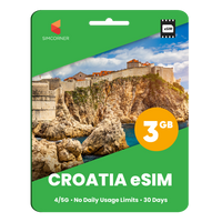 Thumbnail for Croatia eSIM: 3GB - 30 Days