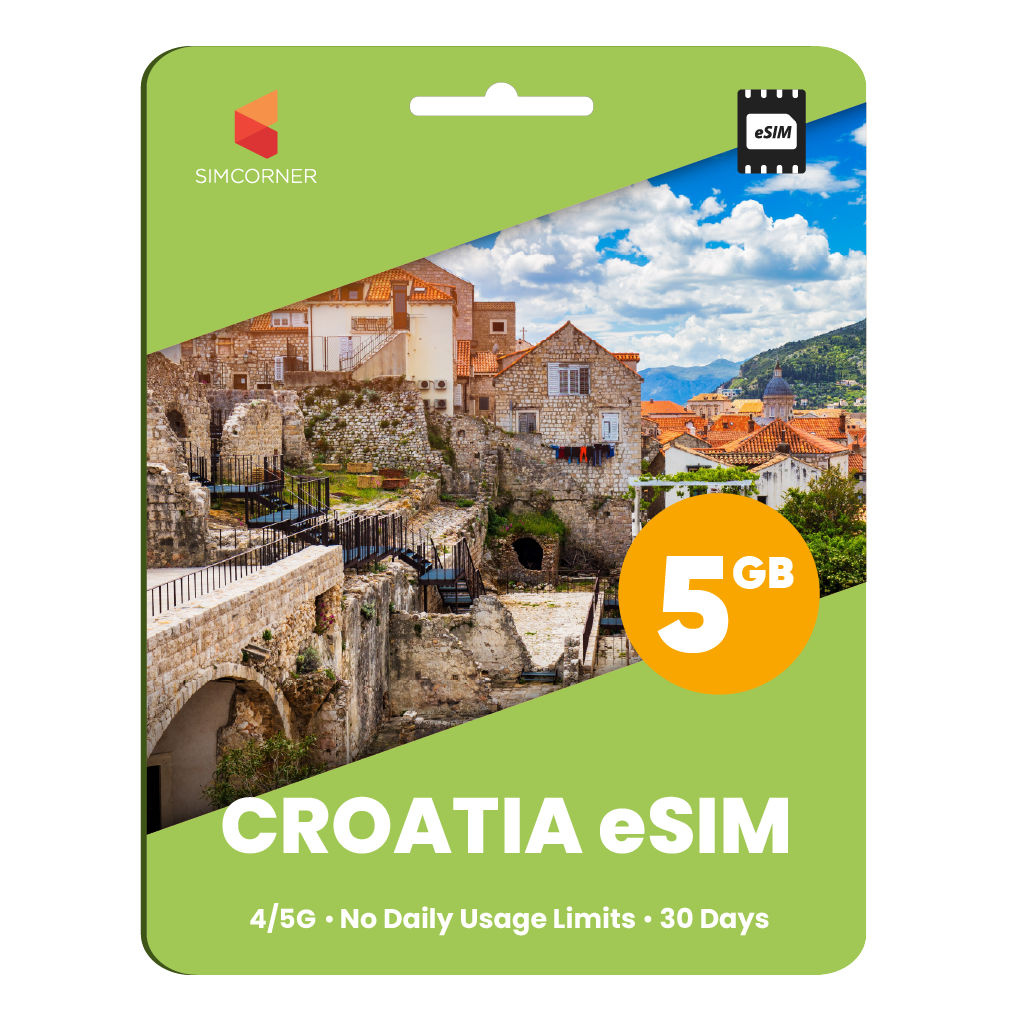 Croatia eSIM: 5GB - 30 Days