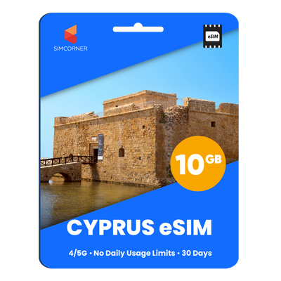 Cyprus eSIM: 10GB - 30 Days