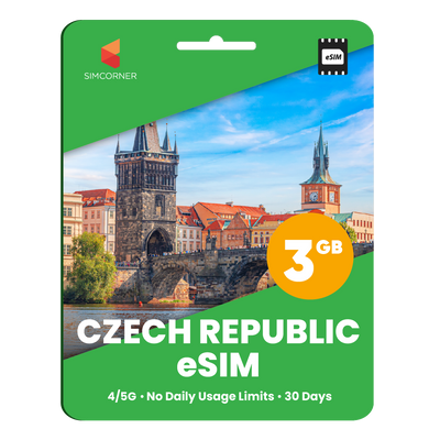 Czech Republic eSIM: 3GB - 30 Days