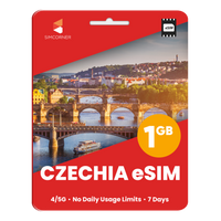 Thumbnail for Czech Republic eSIM: 1GB - 7 Days