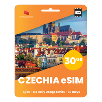 Thumbnail for Czech Republic eSIM: 30GB - 30 Days