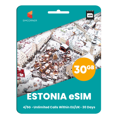 [eSIM] Estonia eSim Card (30GB)