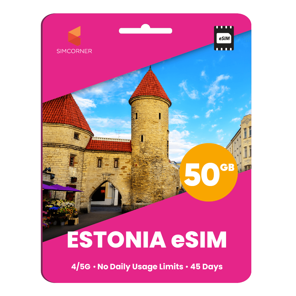 Estonia eSIM: 50GB - 45 Days