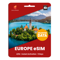 Thumbnail for [eSIM] Europe Unlimited Data