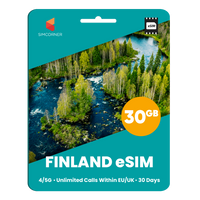 Thumbnail for [eSIM] Finland eSim Card (30GB) - SimCorner