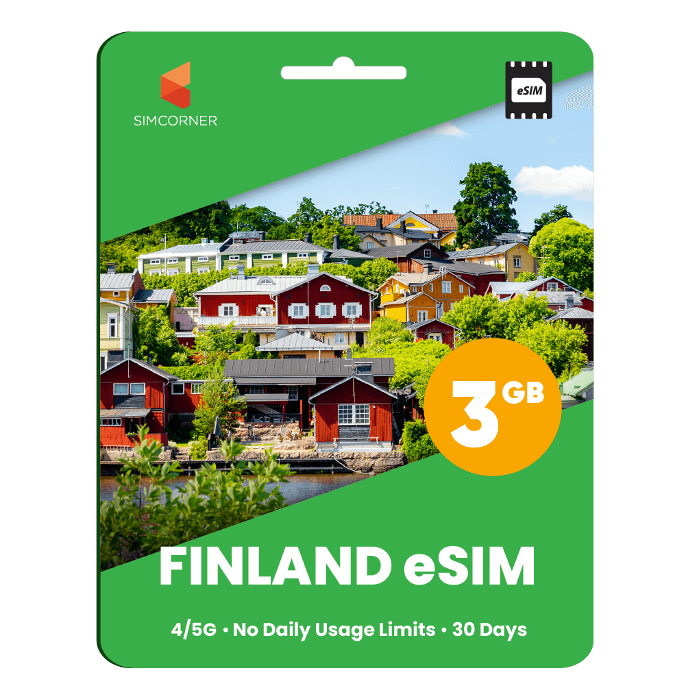 Finland eSIM: 3GB - 30 Days