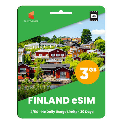 Finland eSIM: 3GB - 30 Days