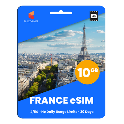 France eSIM: 10GB - 30 Days