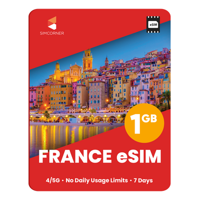 France eSIM: 1GB - 7 Days