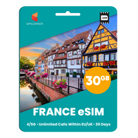 Thumbnail for [eSIM] France eSim Card (30GB) - SimCorner 