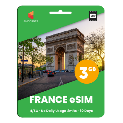 France eSIM: 3GB - 30 Days