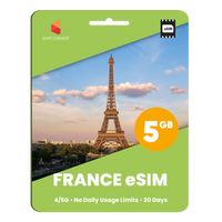 Thumbnail for France eSIM: 5GB - 30 Days - SimCorner 