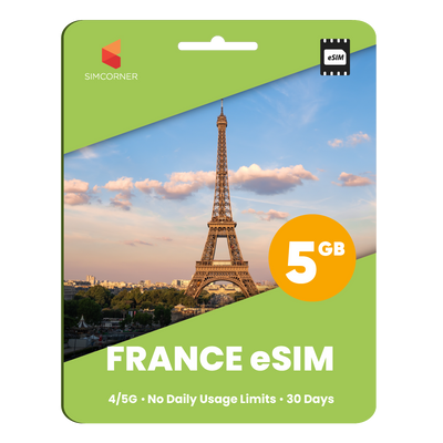 France eSIM: 5GB - 30 Days