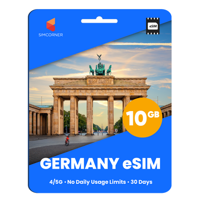 Germany eSIM: 10GB - 30 Days