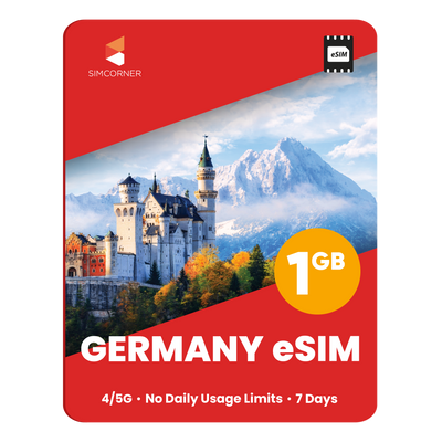 Germany eSIM: 1GB - 7 Days