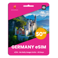 Thumbnail for Germany eSIM: 50GB - 45 Days
-SimCorner