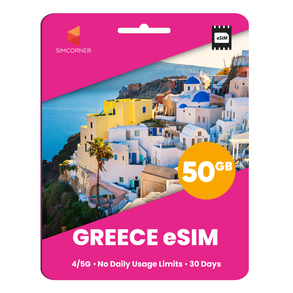 Greece eSIM: 50GB - 45 Days