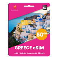 Thumbnail for Greece eSIM: 50GB - 45 Days