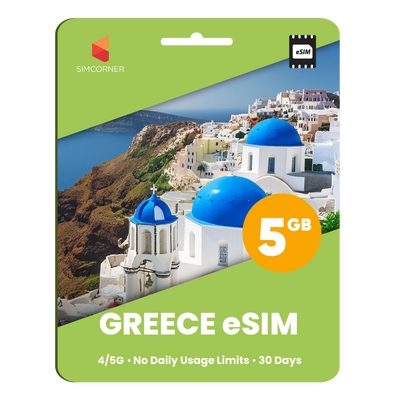 Greece eSIM: 5GB - 30 Days