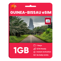 Thumbnail for Guinea-Bissau eSIM: 1GB - 7 Days
