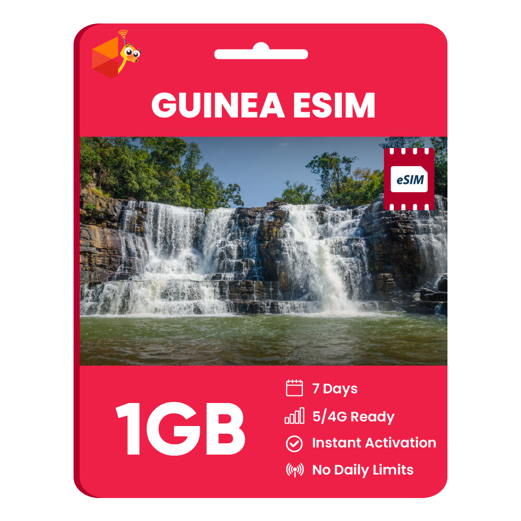 Guinea eSIM: 1GB - 7 Days