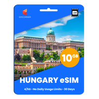 Thumbnail for Hungary eSIM: 10GB - 30 Days
-SimCorner