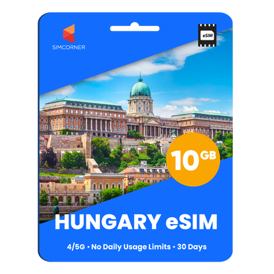 Hungary eSIM: 10GB - 30 Days