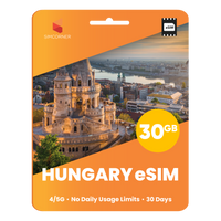 Thumbnail for Hungary eSIM: 30GB - 30 Days