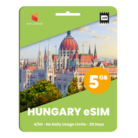 Thumbnail for Hungary eSIM: 5GB - 30 Days - SimCorner 