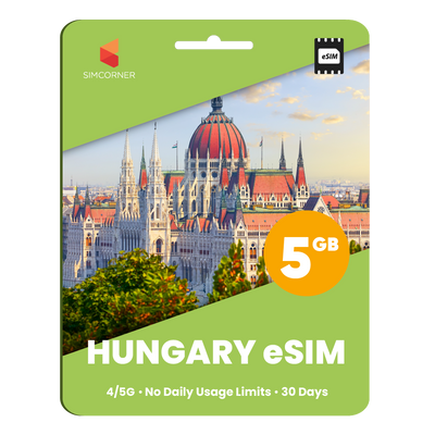 Hungary eSIM: 5GB - 30 Days