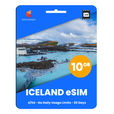 Iceland eSIM: 10GB - 30 Days